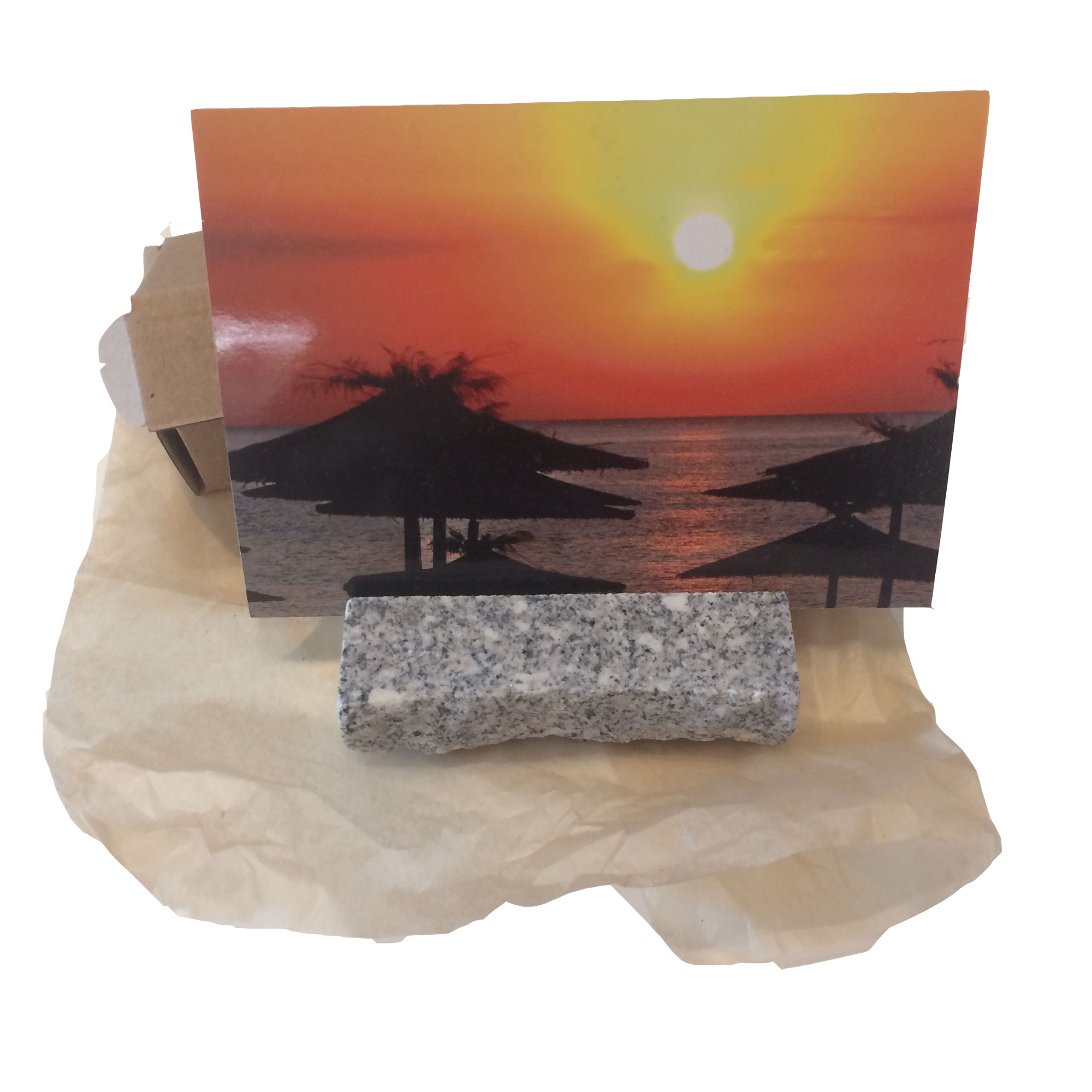 Suportul UNIVERSAL foto sau carti de vizita, cant natur